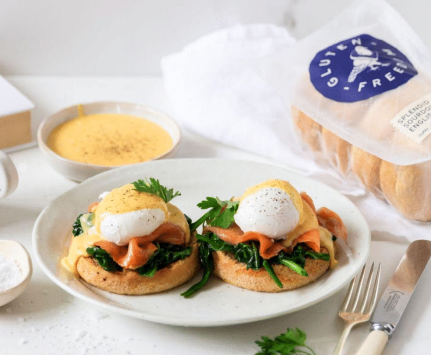 Salmon Eggs Benedict -