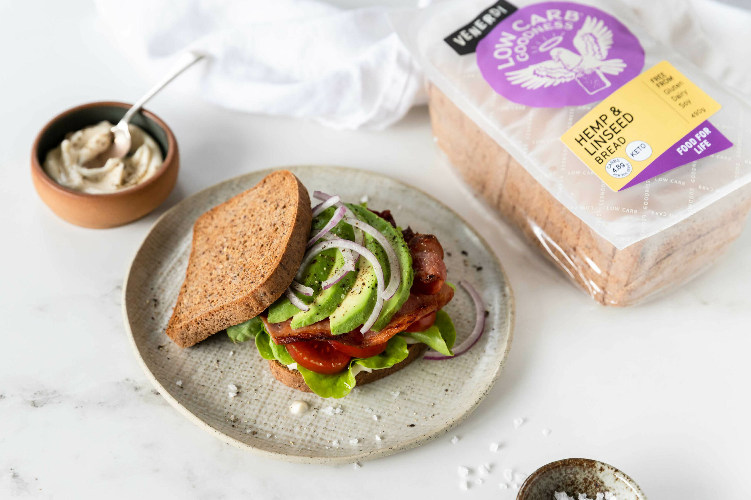 Low Carb Goodness  Hemp & Linseed Bread