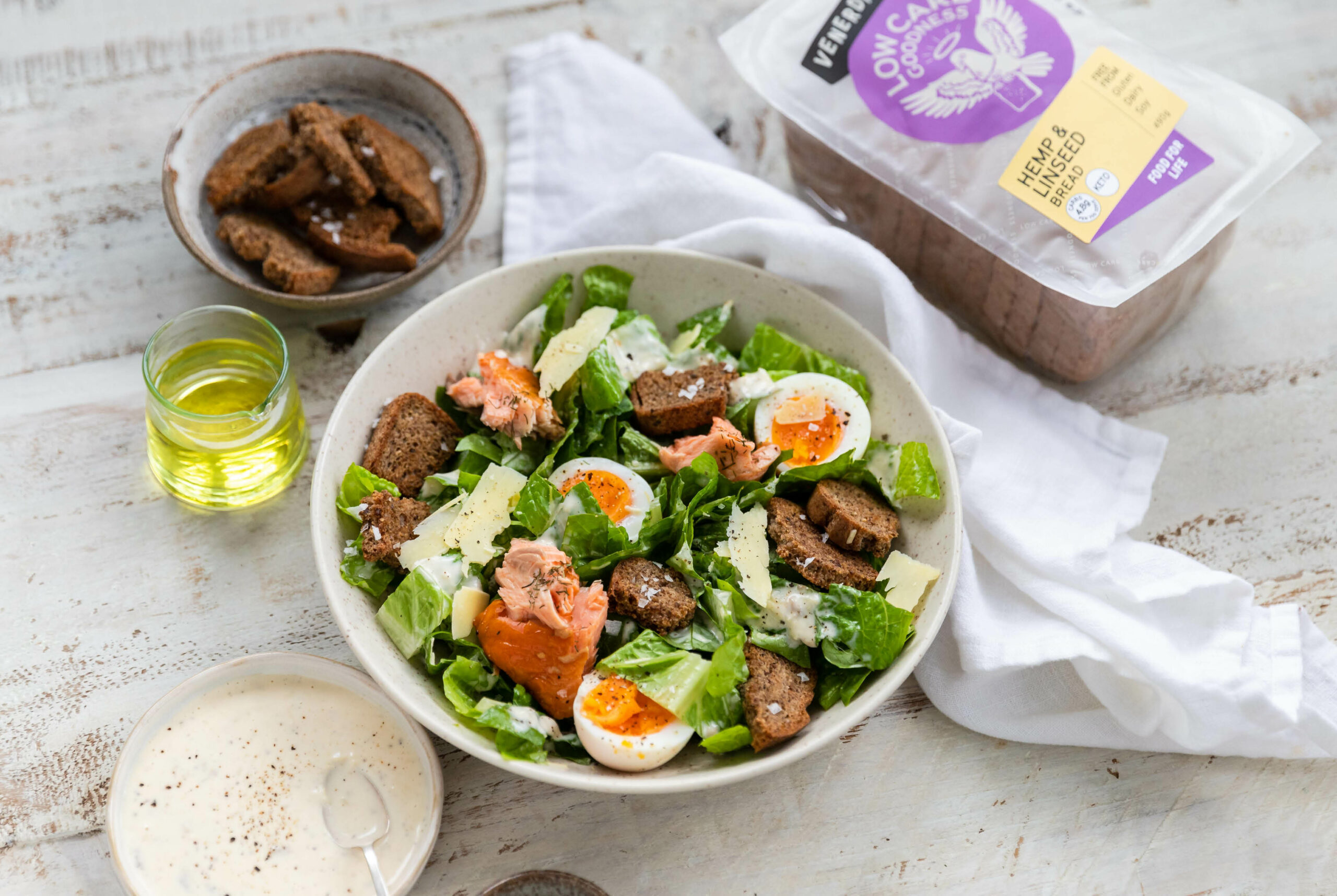 Low Carb Goodness  Hemp & Linseed Bread